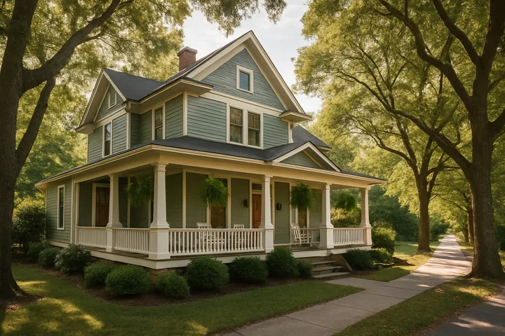 Inman Park Atlanta historic Victorian bungalow STR exterior with BeltLine access
